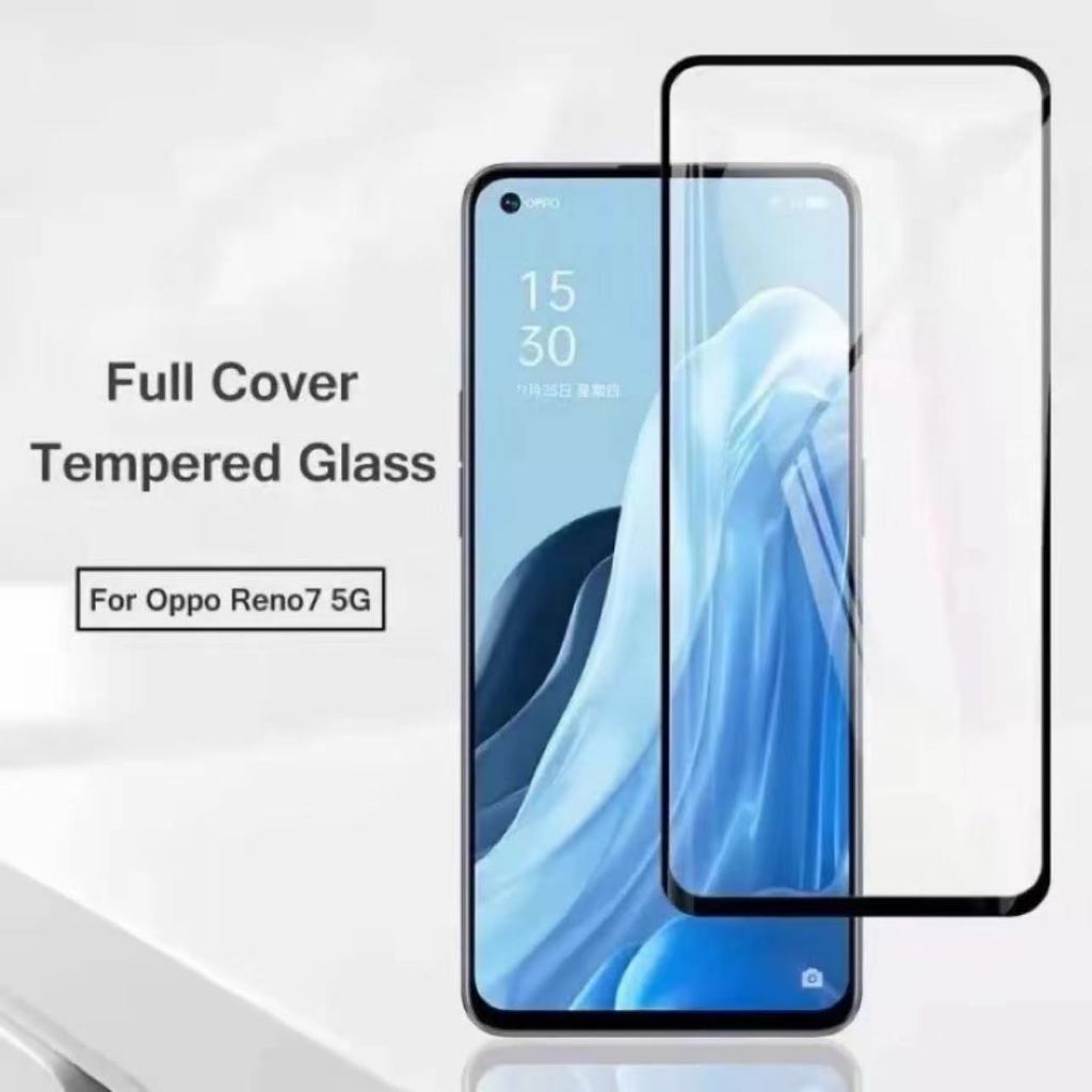 {จัดส่งไว} ฟิล์มกระจก OPPO A76 / A96 ฟิล์มเต็มจอ ขอบดำ ฟิล์มป้อมกันจอแตก ฟิล์มกันกระแทก ฟิล์มกันรอย