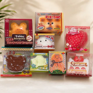 พร้อมส่ง สกุชชี่ Lisa/Ibloom/Mido/sweetbuns Squishy มือ 1 เนื้อสโลว์ บีบฟินมือ น่าสะสม