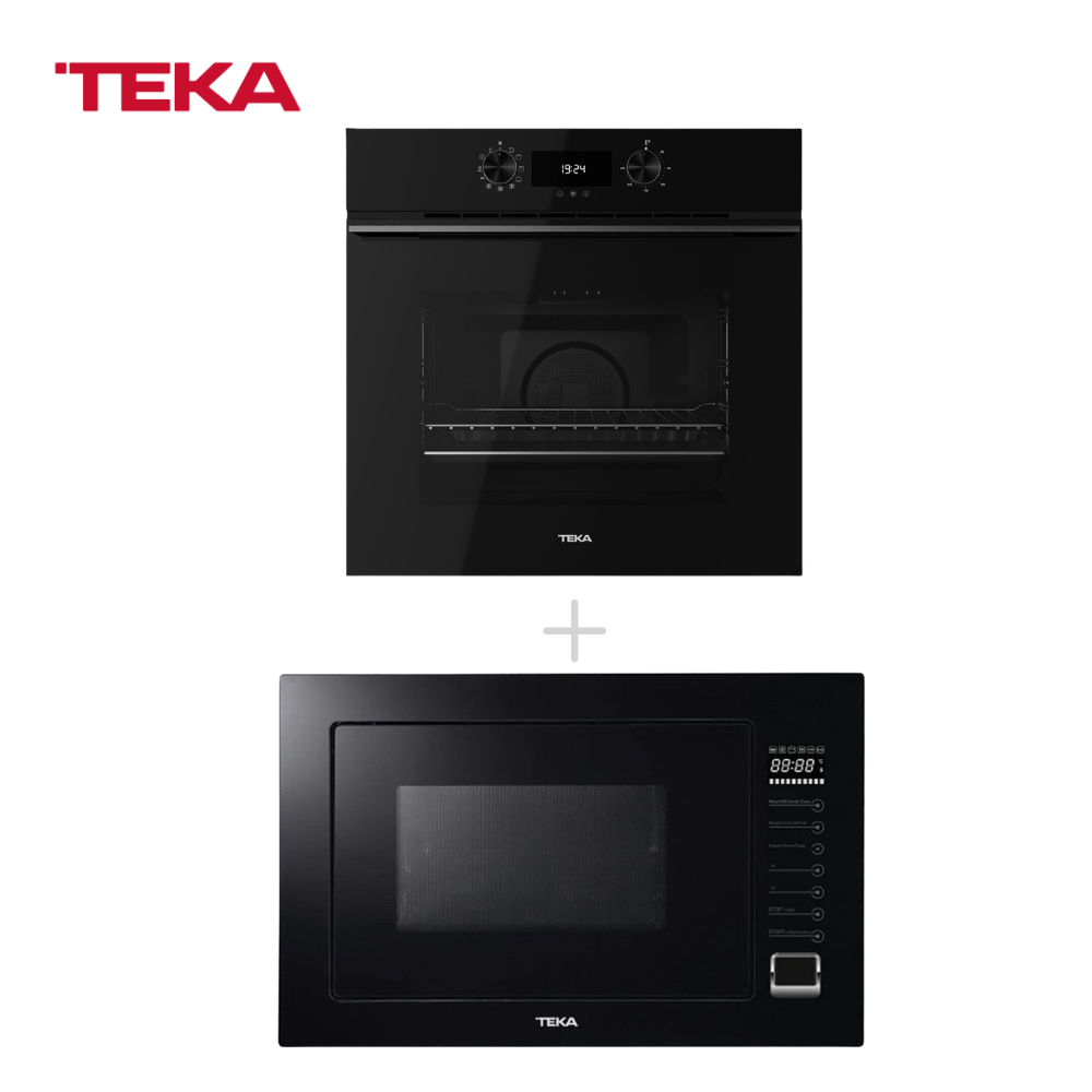 TEKA OVEN เตาอบไฟฟ้า HLB 8380 FBK สีดำ + ไมโครเวฟ  MWE 259 FI