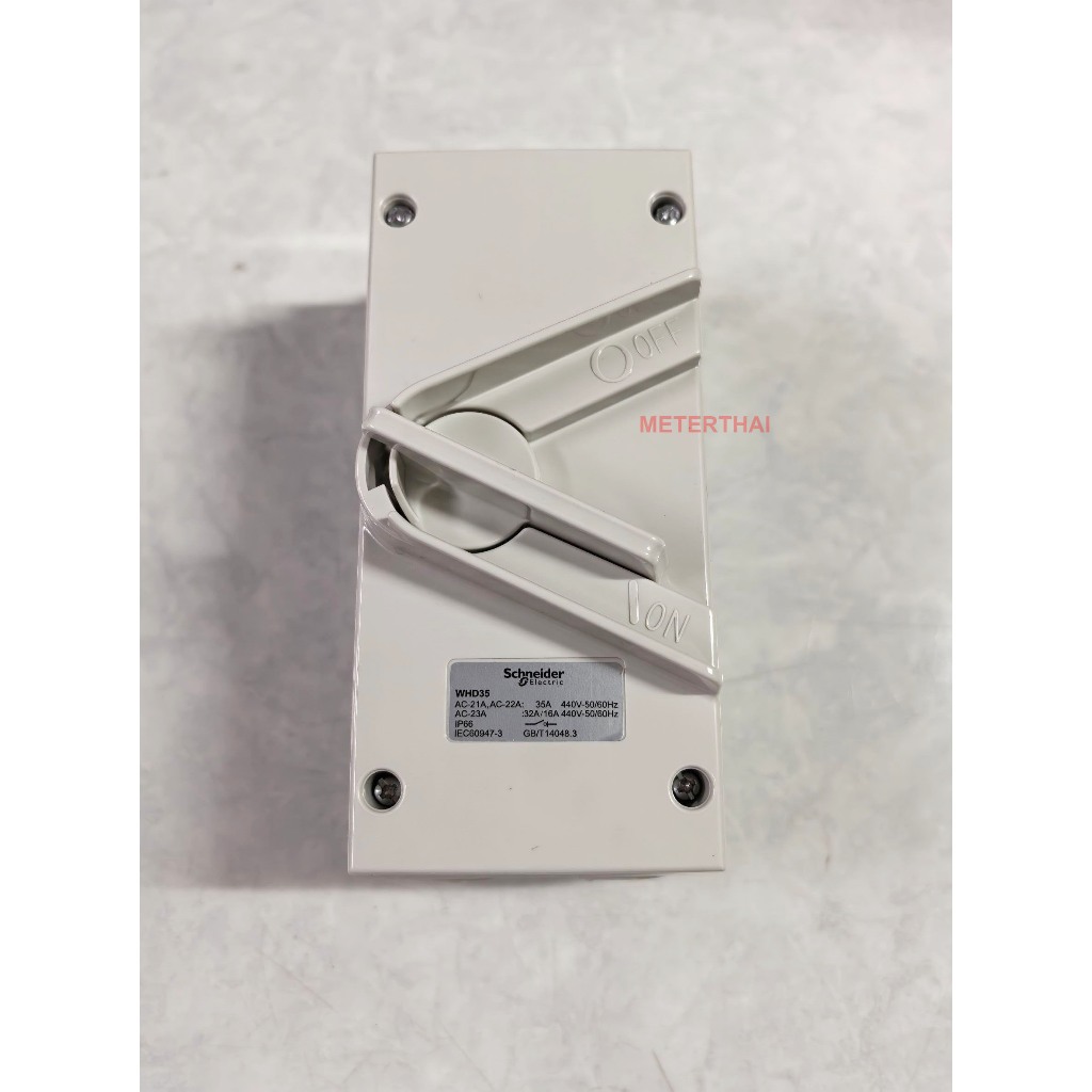 Schneider สวิทซ์สับกันน้ำ 2P 35A (WHD35)