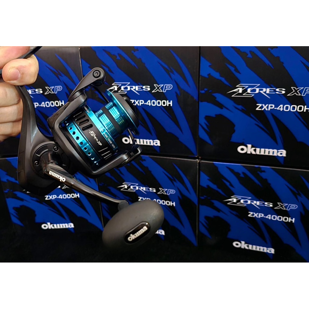 okuma AZORES XP รอกสปินนิ่งสายโหด ลุยงานหนัก รอกตกปลา