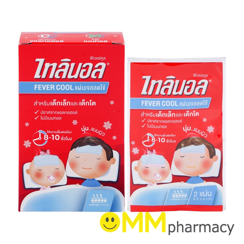 TYLENOL FEVER COOL แผ่นเจลลดไข้