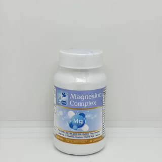 แมกนีเซียม คอมเพล็กซ์ Magnesium Complex ตรา บลูเบิร์ด ขนาด 1200 มิลลิกรัม 60 แคปซูล