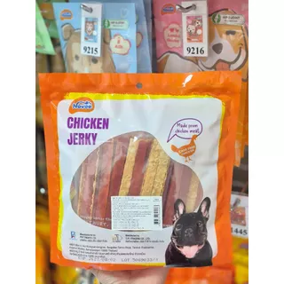 9958 Novee Chicken Jerky/โนวี่ ชิคเก้น เจอร์กี้ ชิคเก้น+ฟิช แซนวิช น้ำหนักสุทธิ 400 กรัม ขนมสุนัข ขนมหมา **1แถม1 398บาท