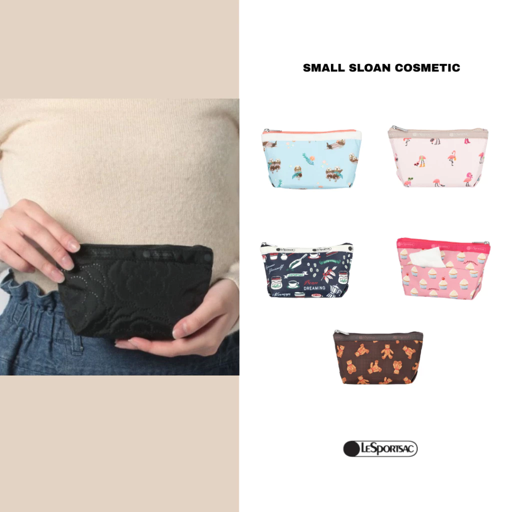 Lesportsac Small Sloan Cosmetic กระเป๋าเครื่องสำอาง Style 2724