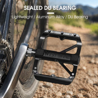 🚲WEST BIKING บันไดจักรยาน อะลูมิเนียมอัลลอย กันลื่น น้ําหนักเบา อุปกรณ์เสริม สําหรับรถจักรยานเสือภูเขา