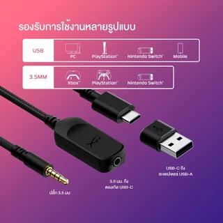 HyperX Cloud III [Wired] Over-Ear Headset Gaming หูฟังเกมมิ่งแบบสาย Driver 53 มม. แบบปรับมุม | Hardcore Streamer