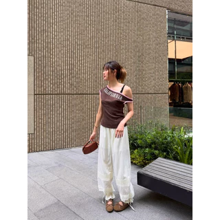 Ginie Pants กางเกงผ้าไนลอนพองปลาย