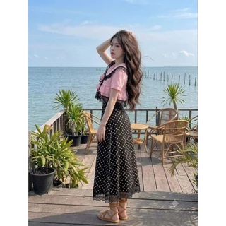 ชุดเซทเวียดนาม เดรสเวียดนาม เดรสสีฟ้า ชุดอัดกาว ผ้าอัดกาว ชุดเซ็ตเวียดนาม ชุดเซ็ทกระโปรงยาว เวียดนาม Clothing Lady