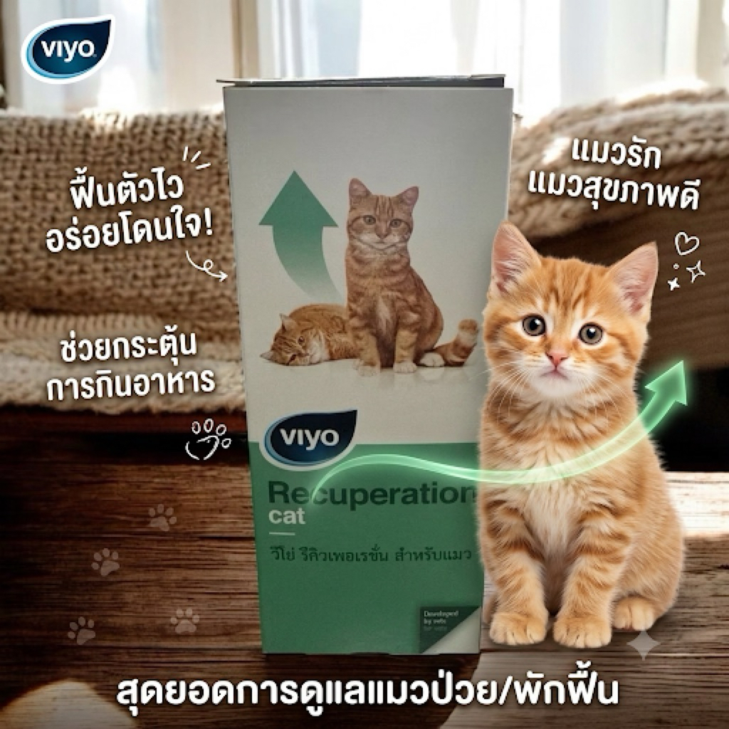 Viyo Recuperation Cat ดูแลช่วงพักฟื้น 150 ml.