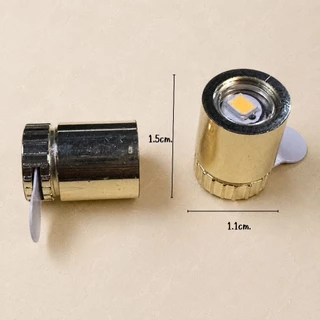 LED Warm white -ขาว+ถ่าน 3ก้อน ตกแต่งบ้านตุ๊กตา ขวดโหล งานประดิษฐ์ DIY พร็อพถ่ายรูป งานสถาปัตยกรรม