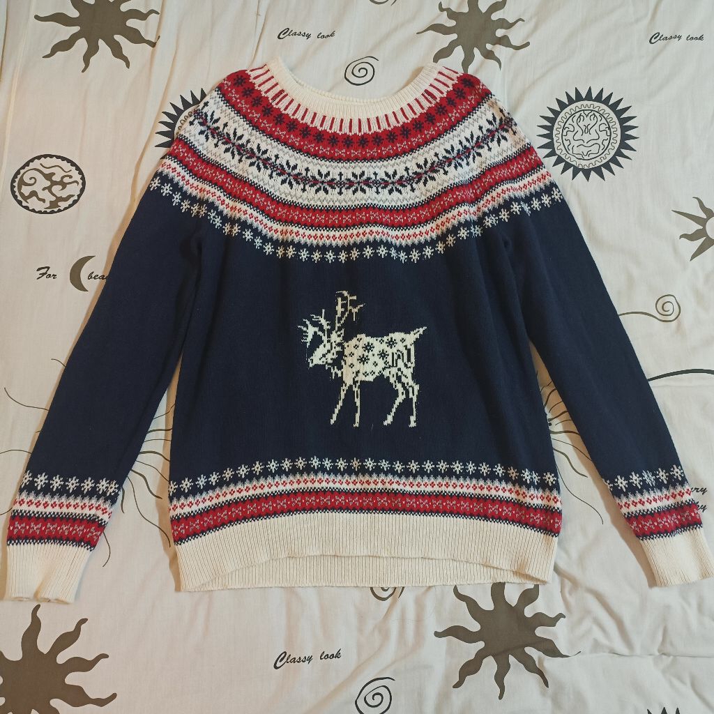 Tommy Hilfiger Christmas sweater (มือสอง)