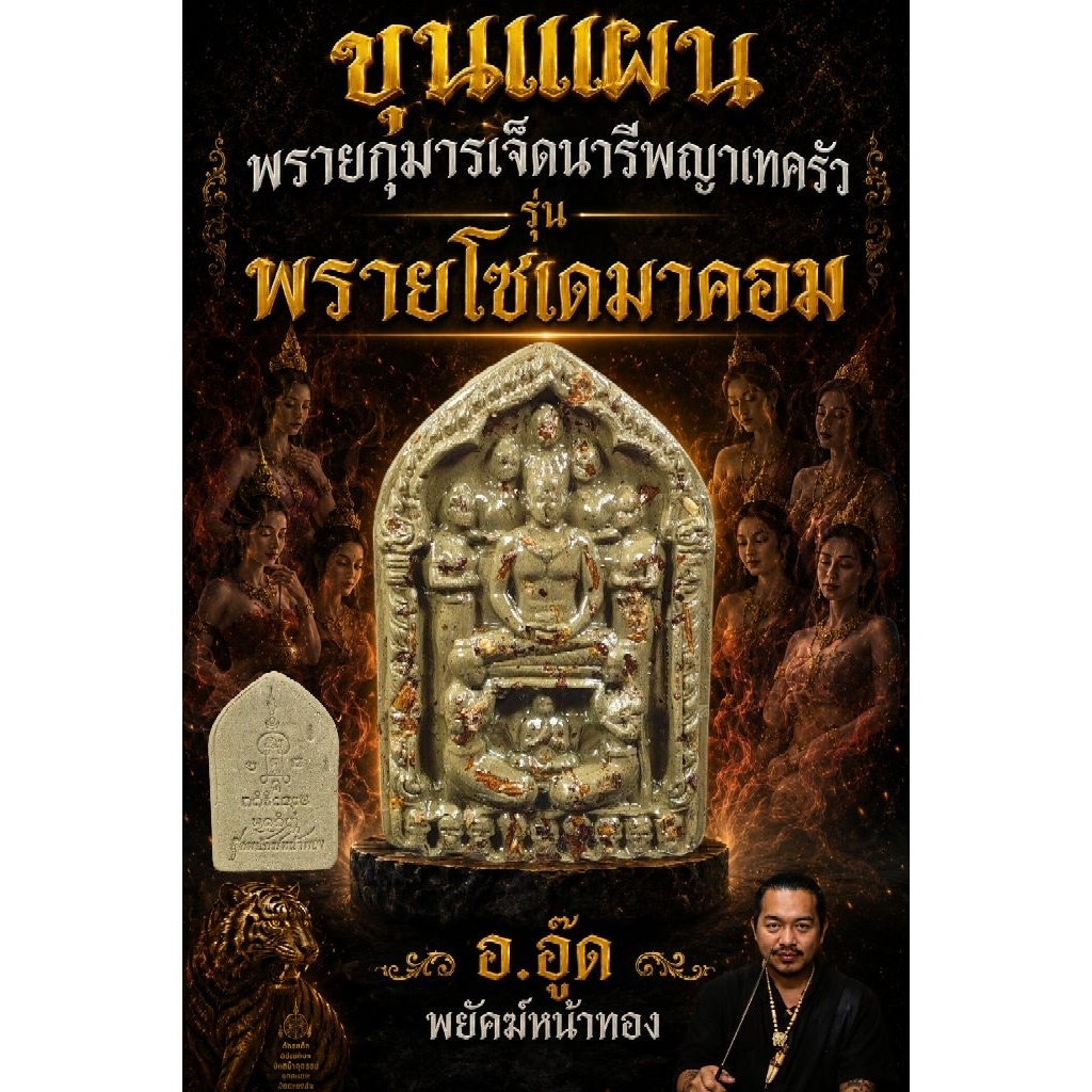 ขุนแผนพรายกุมารเจ็ดนารีพญาเทครัว(รุ่น พรายโซเดมาคอม) ของดีสายหวานโดยเฉพาะ​ อ.อู๊ด​ พยัคฆ์​หน้า​ทอง​ พ.ศ.2569