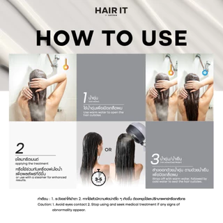 Hair It Hair Treatment แฮร์อิท แฮร์ ทรีตเมนต์ผม เคราติน 12/15 กรัม