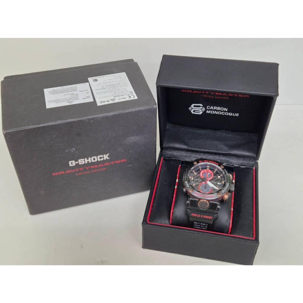 นาฬิกา CASIO G-SHOCK GRAVITYMASTER LIMITED EDITION รุ่น GWR-B1000X-1ADR Carbon Monocoque Full Set