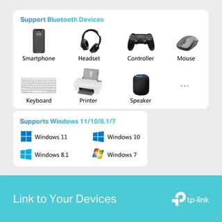 บลูทูธ 6.0 ใหม่ล่าสุด TP-Link UB600 Bluetooth Adapter 6.0 ตัวรับสัญญาณบลูทูธ PC โน้ตบุ๊ก
