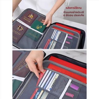 พร้อมส่ง กระเป๋าเก็บเอกสารสำคัญ A4 กล่องเก็บเอกสาร แบบมีรหัสล๊อค 3 ตัวเลข ความจุขนาดใหญ่ กันน้ำ พกพาสะดวก