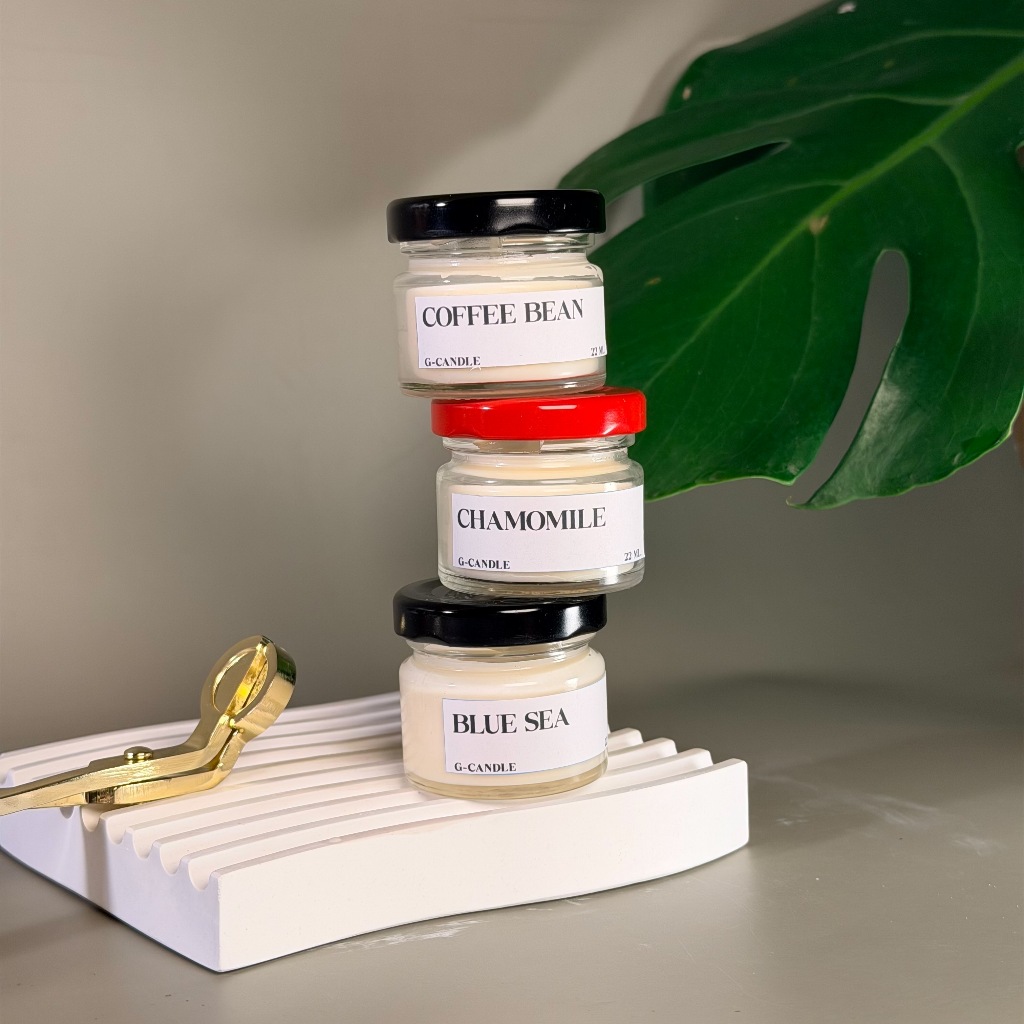 G-candle เทียนหอมแบบกระปุกสุดคิ้วท์ ขนาด 22 ML มีให้เลือกถึง 10 กลิ่น!! ของขวัญ เทียนมินิ
