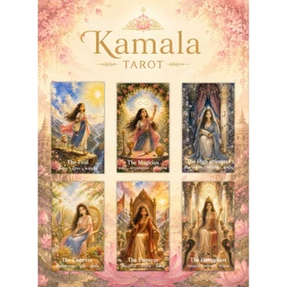 (ได้รับใบสั่งจองก่อน) KamalaTarotไพ่ทาโรต์ผสมออราเคิลไพ่พระแม่ลักษมี
