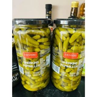 LARAMBLA GHERKINS PEPINILLOS แตงกวาดองลูกเล็ก 700g.