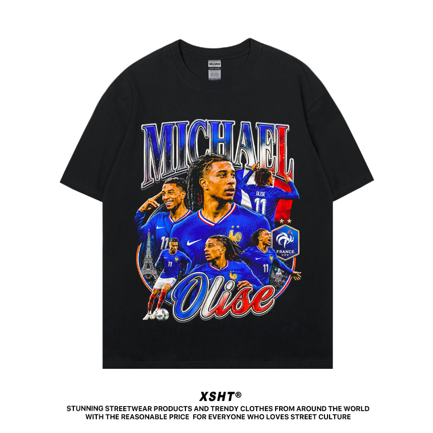 🔥พร้อมส่ง🔥 เสื้อ Soccer : Michael Olise Tee - Black (สีดำ) by XSHT