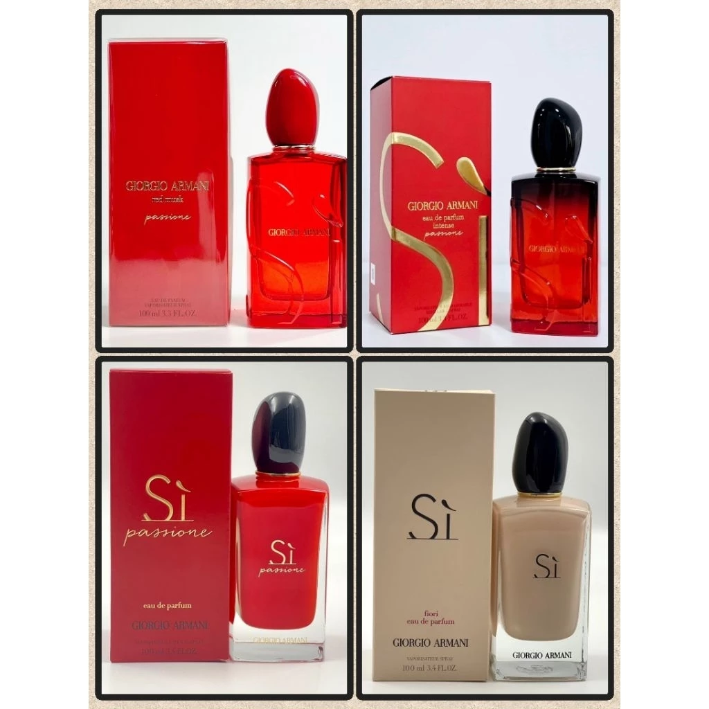 🎁 ⓃⒺⓌ น้ำหอม ซิ Passione Intense, Red Musk EDP 100 ml.