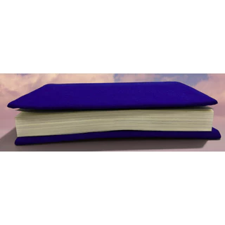 ปกหนังสือผ้า งานแฮนด์เมด โทนสีเรียบขนาดA5(ใส่หนังสือขนาดไม่เกิน14.5 x 21 ซม.ได้)
