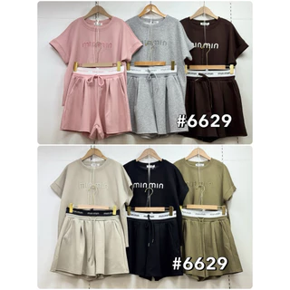 สินค้าแบบใหม่ ชุดเซท 2 ชิ้น Be Chic เสื้อโอเวอร์ไซส์ + กางเกงขาสั้น ผ้าเนื้อดีงานสวย ชุดใส่เที่ยว