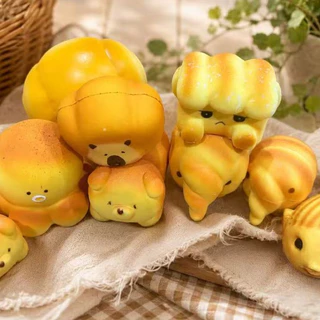 สกุชชี่ ขนมปัง ของเล่นบีบคลายเครียด Slow Rising Squishy Bread ASMR Fidget Toy นุ่มเด้ง ของเล่นเด็ก ของขวัญ