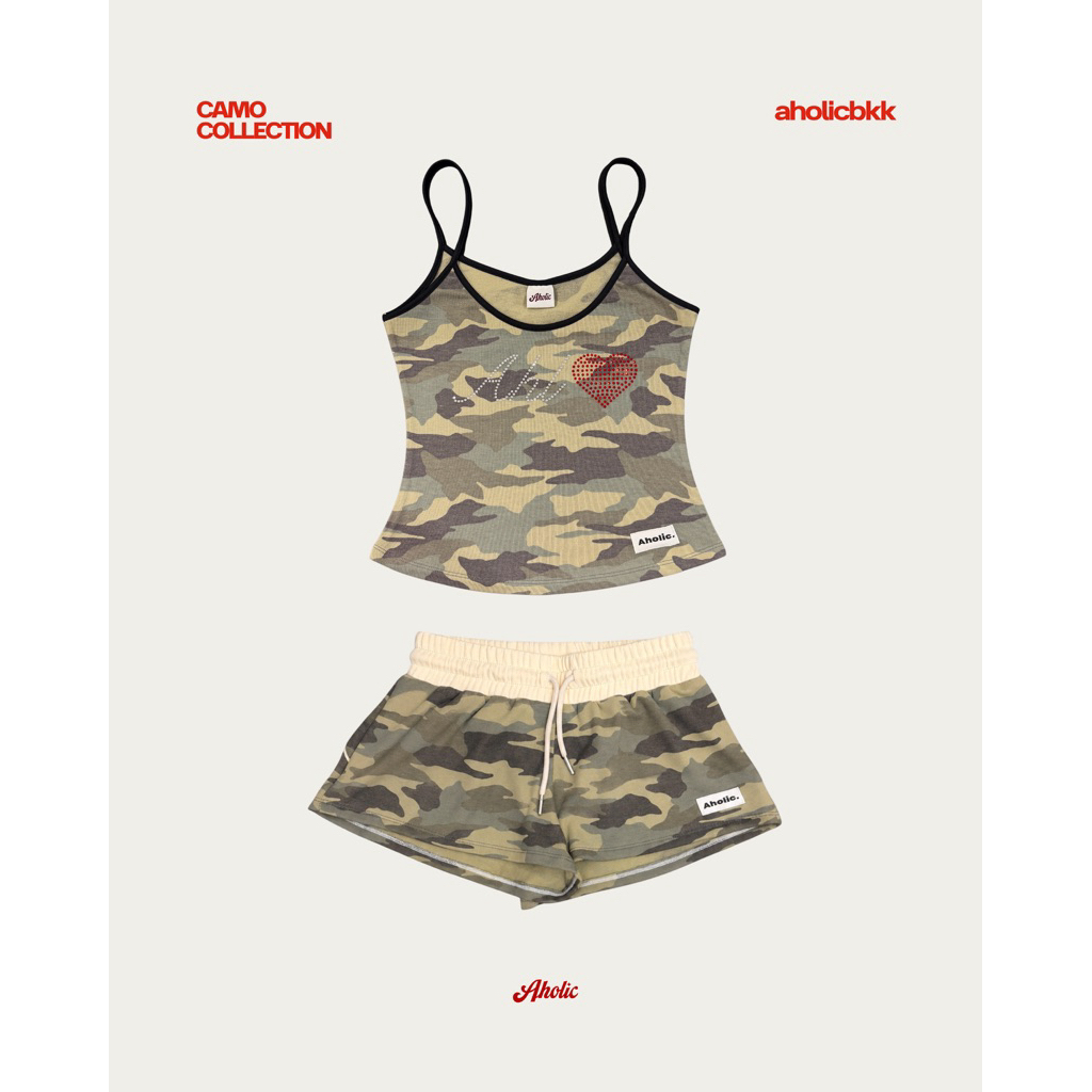 AHOLICBKK | **พรีออเดอร์เฉพาะเสื้อ/set พร้อมส่งวันที่ 23** AHL CAMO