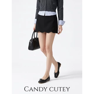 Candy Cutey รองเท้าแบนบาเล่ต์ผู้หญิง หนังนุ่มสุดๆ ใส่สบายไม่เจ็บเท้า ส้นออกแบบป้องกันการถลอกเท้า ดีไซน์เรียบง่ายเข้ากับท