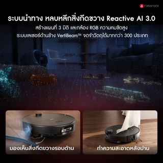 [NEW 2026] Saros 20 Sonic Complete เครื่องดูดฝุ่น ถูพื้น แรงดูดทรงพลัง 35,000 Pa. ซักม็อบด้วยอุณภูมิสูง
