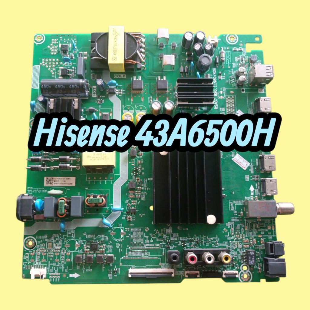 บอร์ดทีวี hiseneรุ่น43A6500Hแท้ถอด