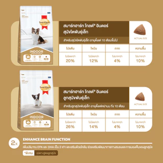สมาร์ทฮาร์ท โกลด์ อินดอร์ อาหารสุนัขโตพันธุ์เล็ก 7.5กก.