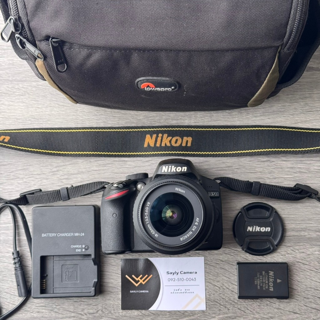 กล้องถูก nikon d3200 nikond3200 ความชัด 24 ล้าน
