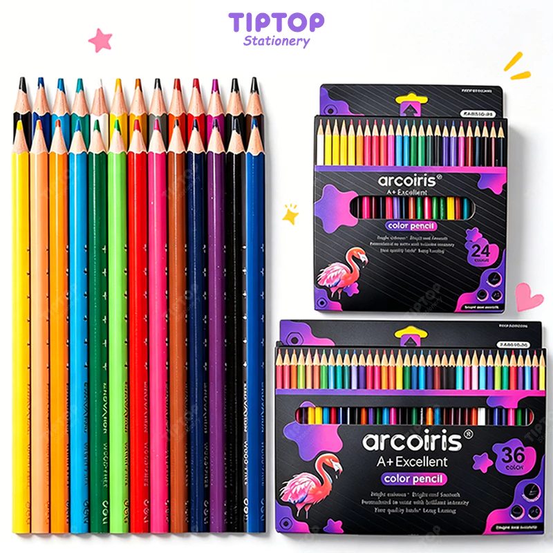 สีไม้ ชุดสีไม้ รุ่น ไส้ใหญ่พิเศษ สีไม้มาสเตอร์อาร์ต ดินสอสีไม้ดินสอสี สีไม้ Colour Pencilแท่งยาว12สี