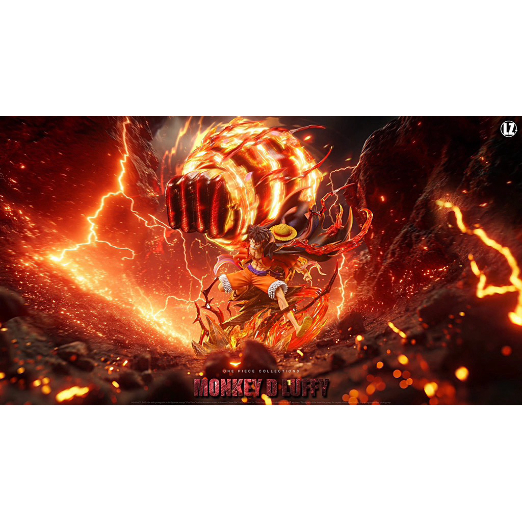 LZ Studio 🔥LED🔥- Onepiece Luffy Resin โมเดล เรซิ่น ของแท้ มือ2