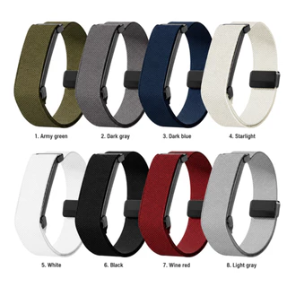 (พร้อมส่ง) สาย Google Fitbit Air สายผ้าถัก ตัวล็อคเหล็ก สวยงามงานดี พร้อมส่ง