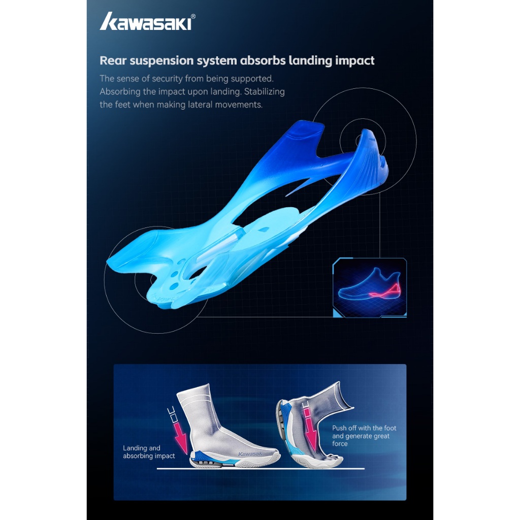 KAWASAKI حذاء ريشة K1B01-D32049 — صورة 6