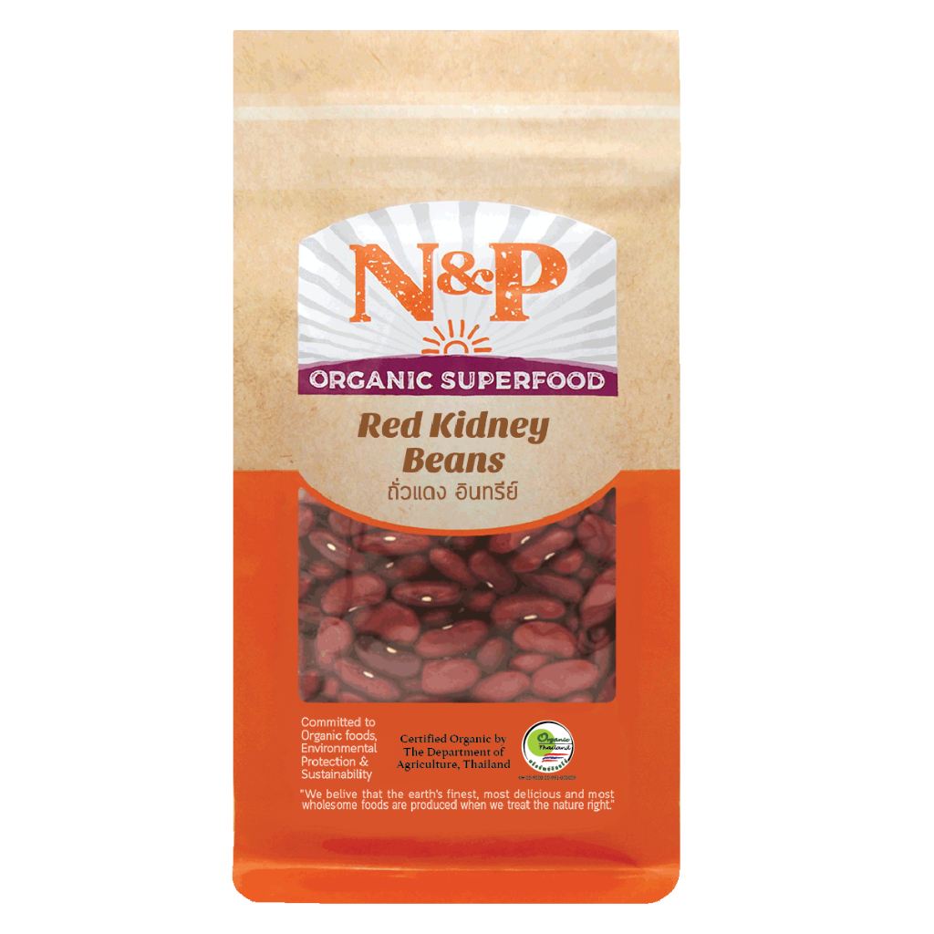 ถั่วแดง ออร์แกนิค N&P Organic Red Kidney Beans