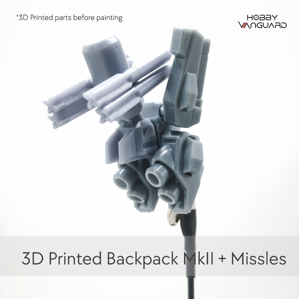 3D Printed Backpack MKII with Missles รูปที่ 6