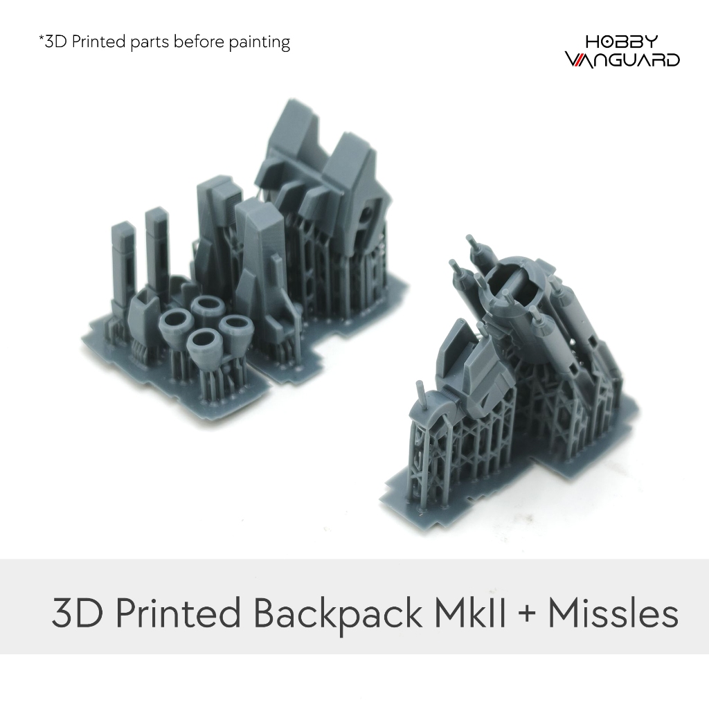 3D Printed Backpack MKII with Missles รูปที่ 8