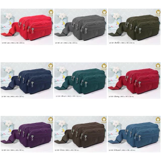 Lingky แท้ คาดเอว 6 ช่อง 9.5 นิ้ว กระเป๋าสำหรับพ่อค้าแม่ค้า สะพายไหล่ คาดอก แฟชั่น พร้อมส่ง