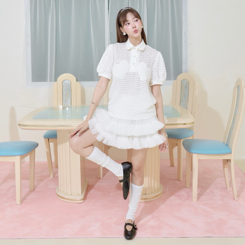 [ พร้อมส่ง 1-3 วัน ] PLOY-TAI Mary Jane Polo