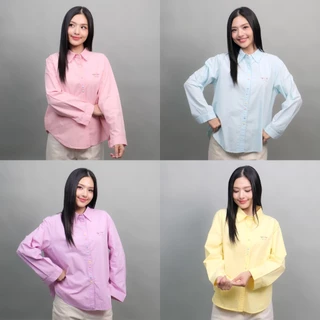 GRACE & CO. เสื้อเชิ๊ตแขนยาวกระดุม Candy ผ้าคอตตอนฟอกนุ่ม