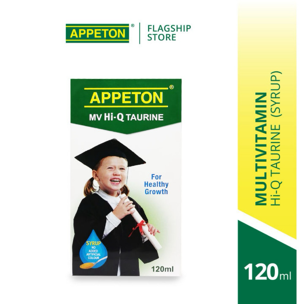 APPETON MULTIVITAMIN TAURINE SYRUP 120ML
