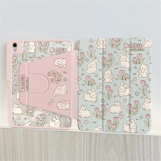 การเลือก 360° เคสไอแพด for 10.2 gen7 gen8 gen9 เคสไอแพด 10.9/11 iPad air6 pro11 เคสไอแพด ปรับองศาได้360 องศา ใส่ปากกาได้