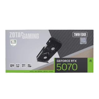 VGA (การ์ดแสดงผล) ZOTAC GAMING GEFORCE RTX 5070 TWIN EDGE OC - 12GB GDDR7 (ZT-B50700H-10P)