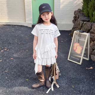 PRINCESS KESLI 2-12 ปี กระโปรงกางเกงแฟชั่น สําหรับเด็กผู้หญิง แบบทรงเค้ก และแบบจีบพลีท（พร้อมกางเกงขาสั้นซับใน