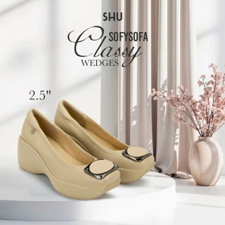 SHU SOFYSOFA 2.5" CLASSY WEDGES รองเท้าคัทชู